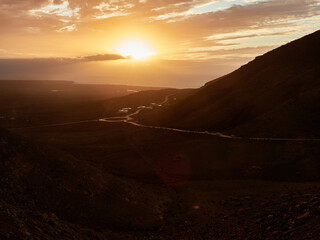 Atardecer lluvioso en Lanzarote