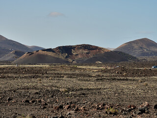Volcán del Cuervo en Lanzarote