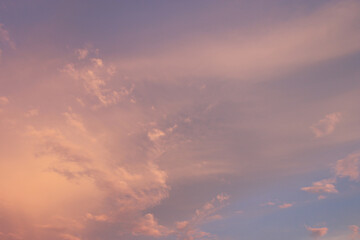 Fototapeta premium abstract gradient sunset in the sky, useable for texture needs