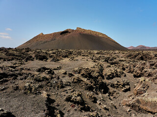 Volcán del Cuervo en Lanzarote