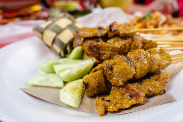 サテー　マレーシアの屋台料理　焼き鳥