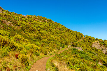 Wanderung zum höchsten Punkt auf der Azoreninsel Madeira - dem Pico Ruivo  - Portugal