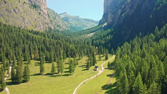 Vallunga, Val Gardena, Ortisei, Dolomiti, Bolzano, Alto-Adige, Italia