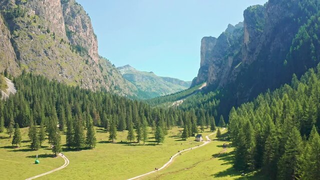 Vallunga, Val Gardena, Ortisei, Dolomiti, Bolzano, Alto-Adige, Italia