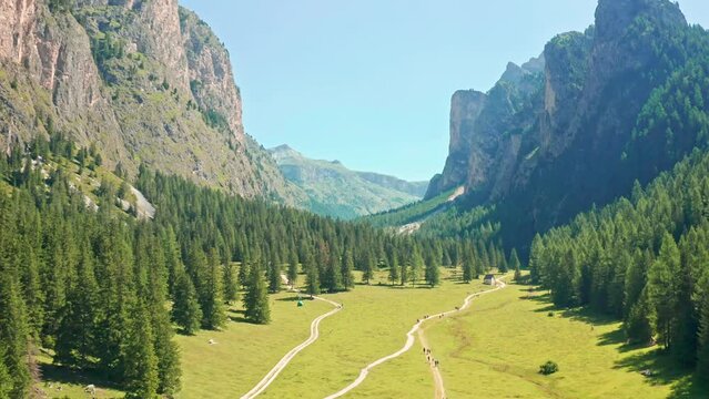 Vallunga, Val Gardena, Ortisei, Dolomiti, Bolzano, Alto-Adige, Italia