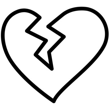 Heart, Broken Heart, Beat, Heartbreak, Icon, Emergency, Logo