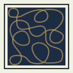 Fashionable pattern design for a scarf