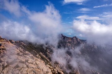 The beautiful natural scenery of Laoshan Mountain in Qingdao