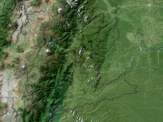 Napo, Ecuador. High-res satellite. No legend