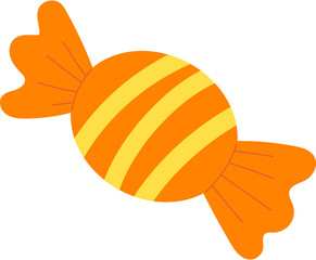 Trick or Treat Candy Halloween Festival Cartoon Flat illustration