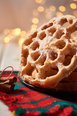 Mexican fried sweet with sugar called 