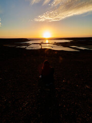 Atardecer desde la Salinas de Janubio Lanzarote