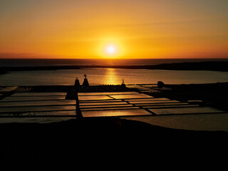 Atardecer desde la Salinas de Janubio Lanzarote