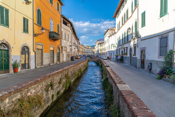 Canaux à Lucques, Italie