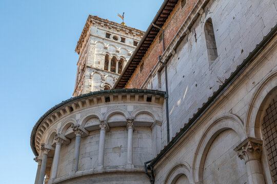 Eglise San Michele in Foro, &agrave; Lucques, Italie