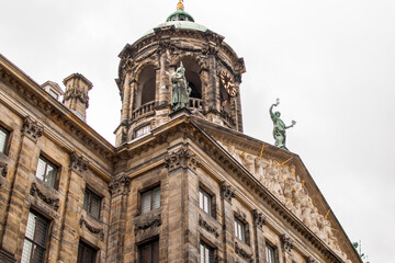 Palacio Real de &Aacute;msterdam, Plaza Dam, Amsterdam, pa&iacute;ses bajos