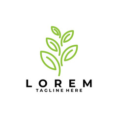 tree logo icon vector isolated