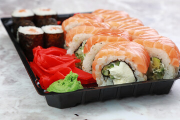 a set of rolls for delivery