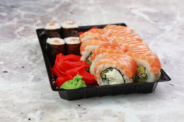 a set of rolls for delivery