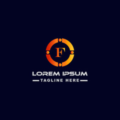 creative f logo design