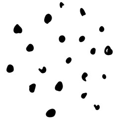 Abstract doodle pattern with hand draw elements