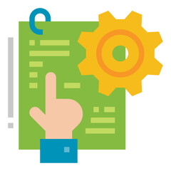 Document flat icon