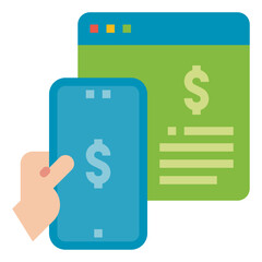 Electronic flat icon