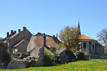 Fototapeta na wymiar Toulx-Sainte-Croix est une commune française située dans le département de la Creuse, France