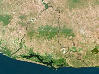 Usulutan, El Salvador. High-res satellite. No legend