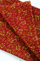 fabric for tailoring with a small close-up pattern