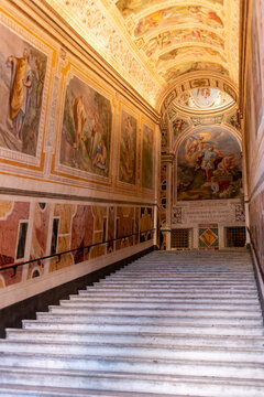 Internal View of the Pontifical Sanctuary of the Holy Staircase In the Centre of Rome, Italy