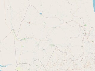 Gash Barka, Eritrea. OSM. No legend