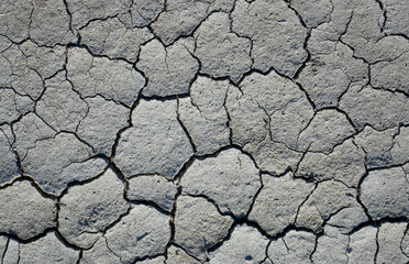Mud with cracks