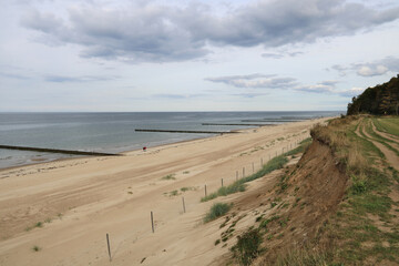 Steilküste an der polnischen Ostsee