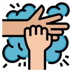 cleaning Filled Outline icon