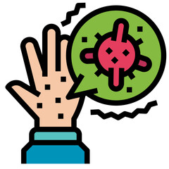 Hand Filled Outline icon