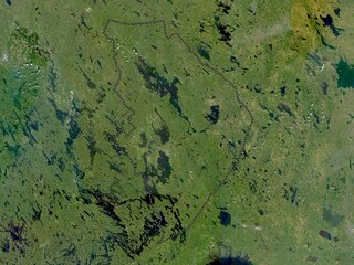 North Karelia, Finland. Low-res satellite. No legend