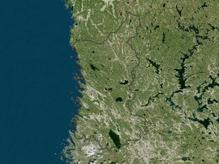 Satakunta, Finland. High-res satellite. No legend