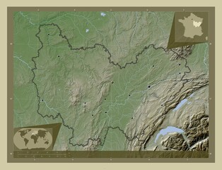 Bourgogne-Franche-Comte, France. Wiki. Major cities
