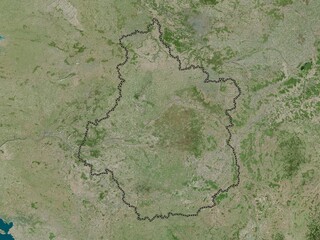 Centre-Val de Loire, France. High-res satellite. No legend