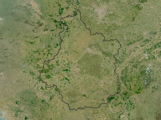 Centre-Val de Loire, France. Low-res satellite. No legend