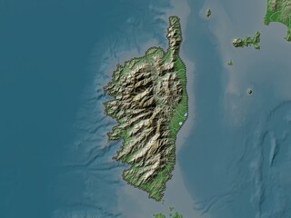 Corse, France. No legend