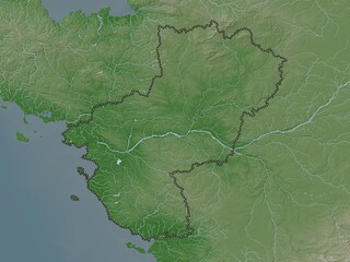 Pays de la Loire, France. No legend