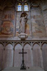 Béziers Cathedral or.Cathédrale Saint-Nazaire-et-Saint-Celse de Béziers, Hérault, Occitanie,...