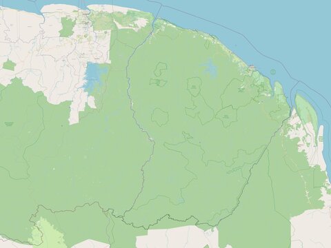 Saint-Laurent-du-Maroni, French Guiana. OSM. No legend