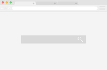 Obraz premium search browser page