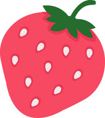 cute fruit strawberry