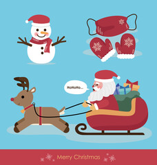 The elements design for Christmas.