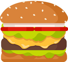 fastfood hamburger