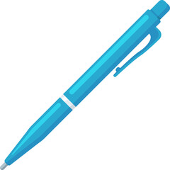 blue ball pen